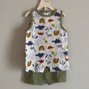 NWT Chickpea 2pk rompers 0-3M Boys